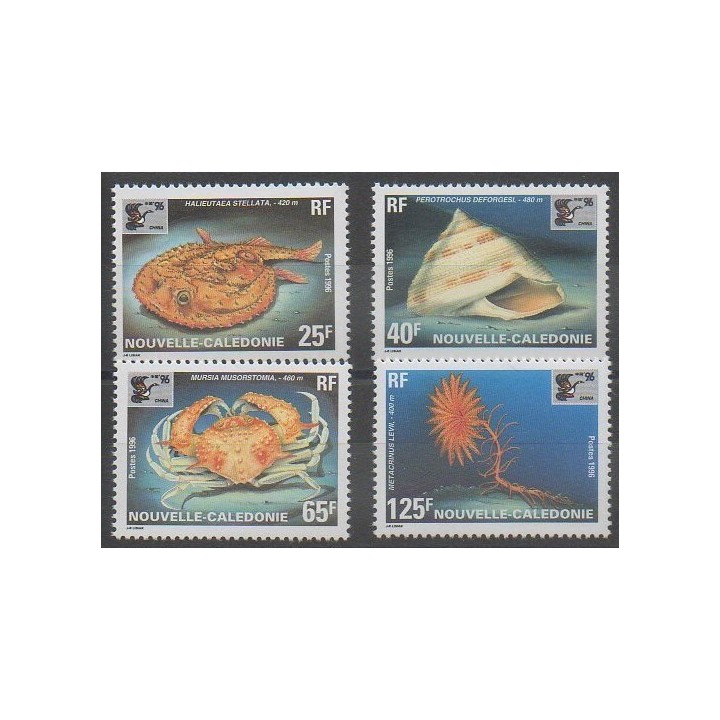Buy this set of stamps of New Caledonia of the year 1996 (Nb 710/713).