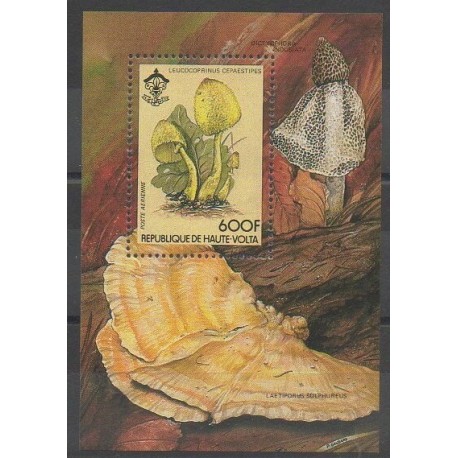 Upper Volta - 1984 - Nb BF25 - Mushrooms