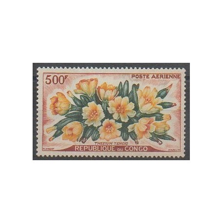 Congo (Republic of) - 1961 - Nb PA4 - Flowers
