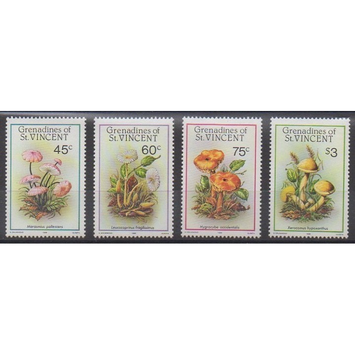 Acheter cette série de timbres de Saint-Vincent (Iles Grenadines) de l'année 1986 (No 467/470).