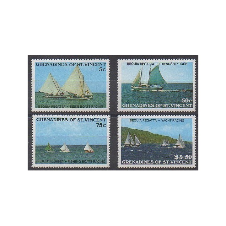 Buy this set of stamps of Saint Vincent (Grenadines) of the year 1988 (Nb 538/541).
