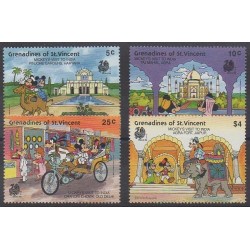 Saint-Vincent (Iles Grenadines) - 1989 - No 574/577 - Walt Disney