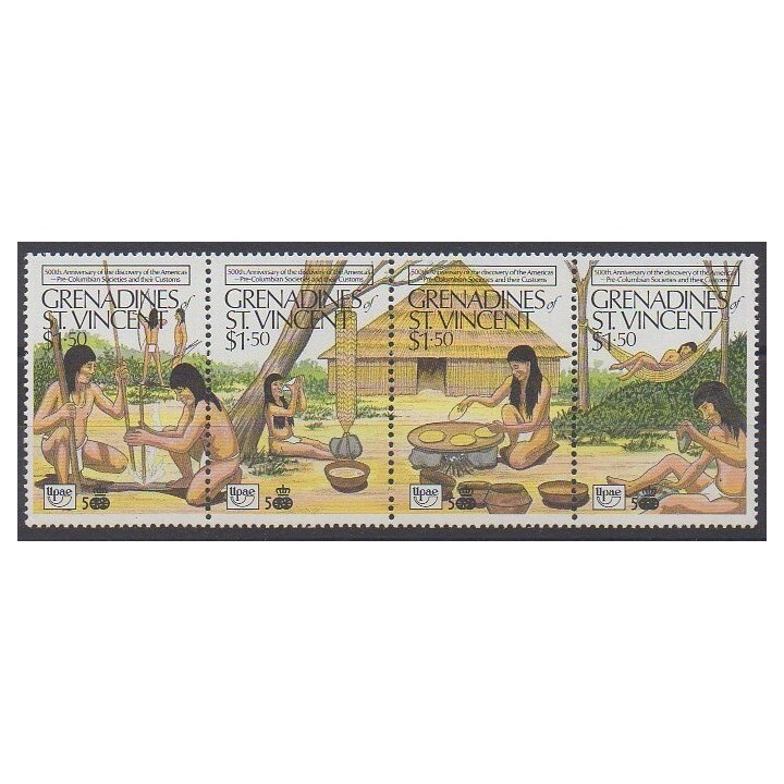 Buy this set of stamps of Saint Vincent (Grenadines) of the year 1989 (Nb 582/585).