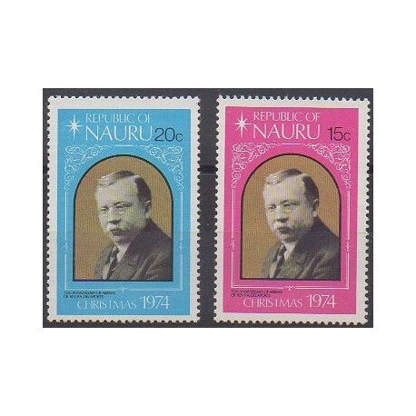 Nauru - 1974 - No 115/116 - Célébrités