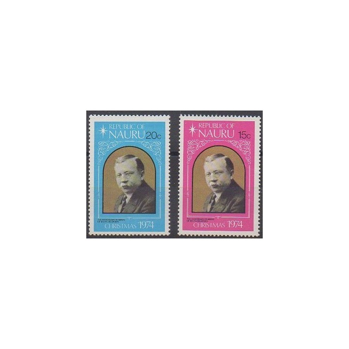 Buy this set of stamps of Nauru of the year 1974 (Nb 115/116).