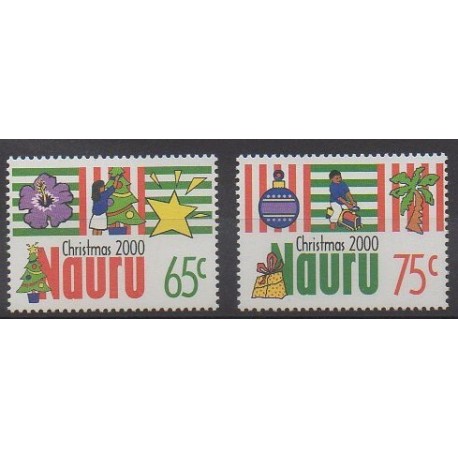 Nauru - 2000 - Nb 470/471 - Christmas