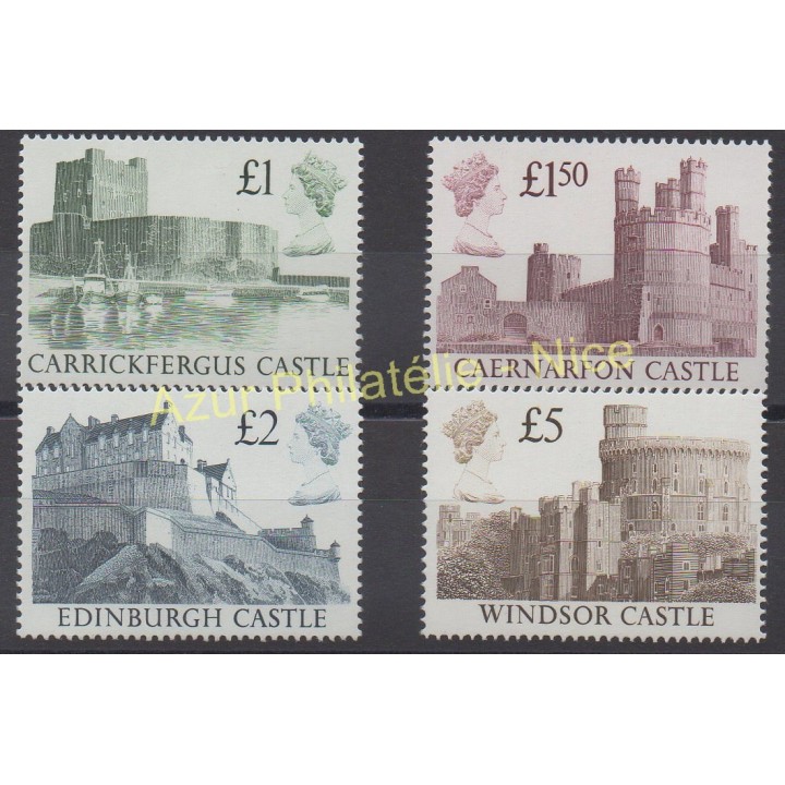 Stamps - Theme various monuments - Great Britain - 1988 - Nb 1340/1343