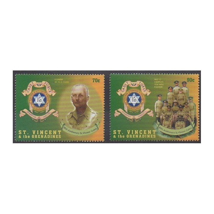Buy this set of stamps of Saint Vincent of the year 1996 (Nb 2920/2921).
