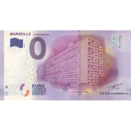 Euro banknote memory - 13 - Marseille - la cité radieuse - 2016-1
