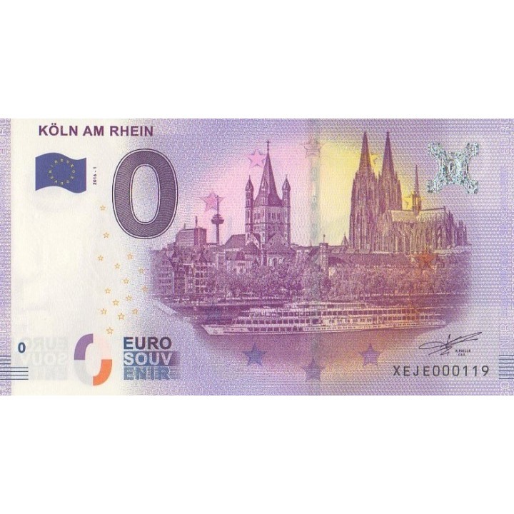 Euro banknote memory - 2016 - Köln Am Rhein - (Rhénanie-du-Nord-Westphalie)