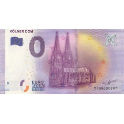 Euro banknote memory - DE - Kölner Dom - 2016-1 - Nb 297