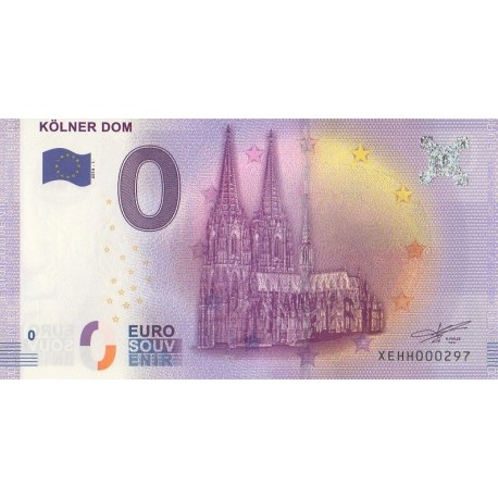 Euro banknote memory - DE - Kölner Dom - 2016-1 - Nb 297