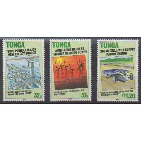 Tonga - 1990 - No 764/766 - Environnement
