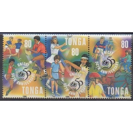 Tonga - 1996 - Nb 1055/1057 - Childhood