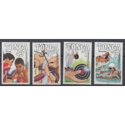 Tonga - 1990 - Nb 760/763 - Various sports