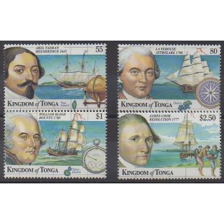 Acheter cette série de timbres de Tonga de l'année 1999 (No 1142/1145).
