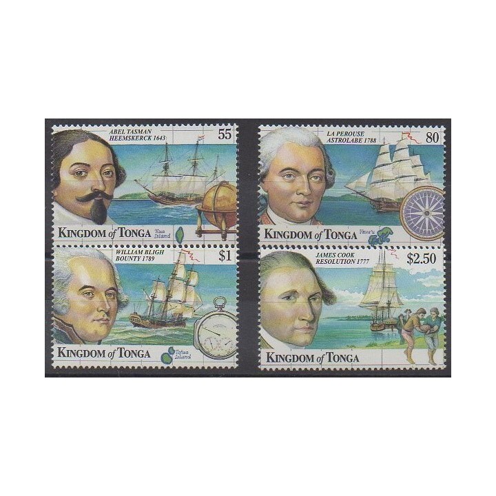 Acheter cette série de timbres de Tonga de l'année 1999 (No 1142/1145).