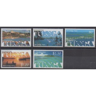 Acheter cette série de timbres de Tonga de l'année 1999 (No 1146/1150).