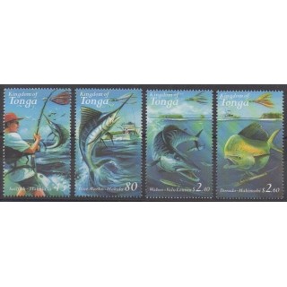 Acheter cette série de timbres de Tonga de l'année 2001 (No 1185/1188).