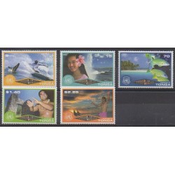 Tonga - 2002 - No 1198/1202 - Environnement - Tourisme