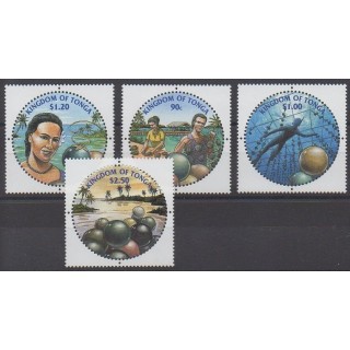 Buy this set of stamps of Tonga of the year 2002 (Nb 1203/1206).