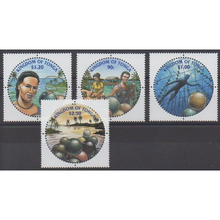Acheter cette série de timbres de Tonga de l'année 2002 (No 1203/1206).