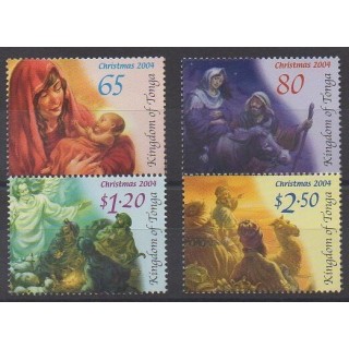 Acheter cette série de timbres de Tonga de l'année 2004 (No 1239/1242).