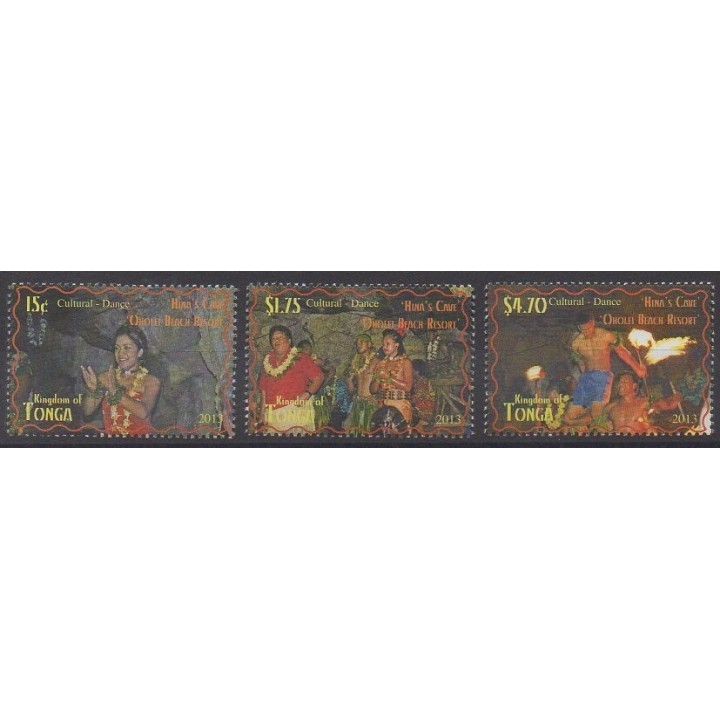 Acheter cette série de timbres de Tonga de l'année 2013 (No 1379/1381).