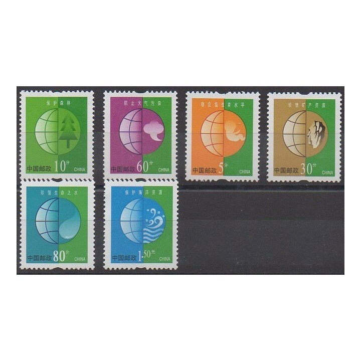 Acheter cette série de timbres de Chine de l'année 2002 (No 3969/3970 - 3979/3982).