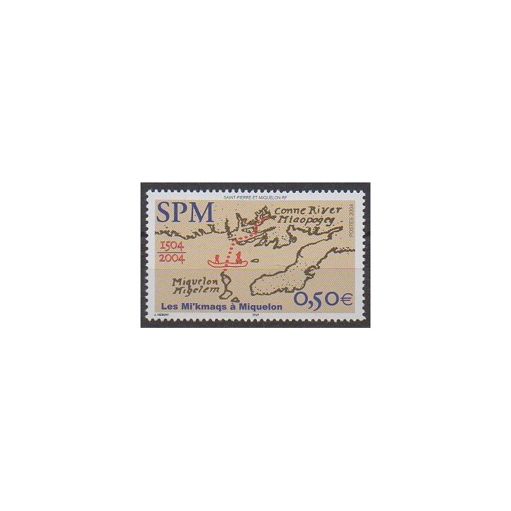 Buy this stamp of Saint-Pierre et Miquelon of the year 2004 (Nb 818).