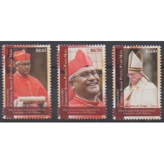 Acheter cette série de timbres de Tonga de l'année 2015 (No 1448/1450).