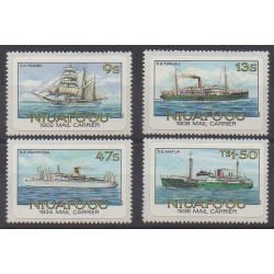 Tonga - Niuafo'ou - 1985 - No 54/57 - Navigation - Service postal