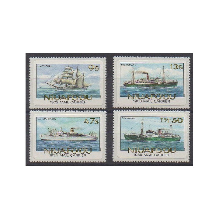 Acheter cette série de timbres de Tonga - Niuafo'ou de l'année 1985 (No 54/57).