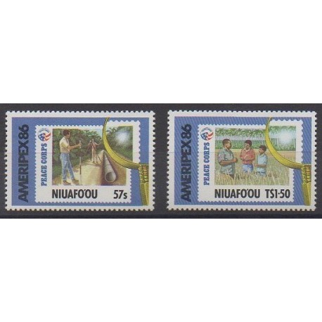 Tonga - Niuafo'ou - 1986 - Nb 80/81 - Philately