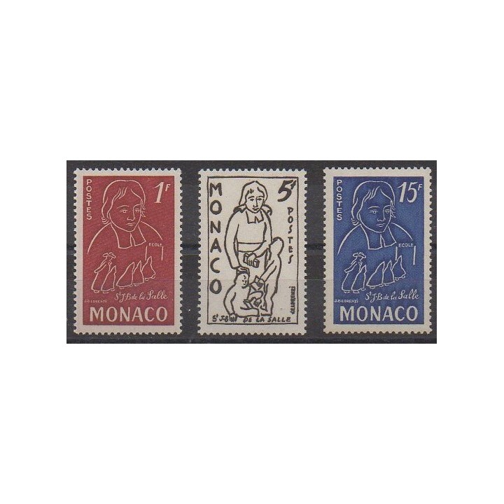 Buy this set of stamps of Monaco of the year 1954 (Nb 402/404).
