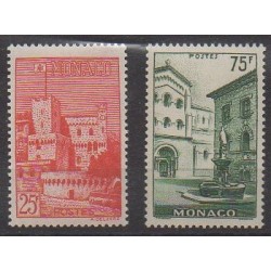 Monaco - 1954 - No 397/398 - Sites