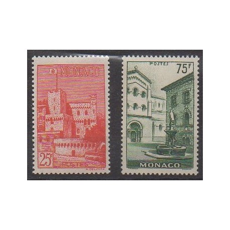 Monaco - 1954 - Nb 397/398 - Sights