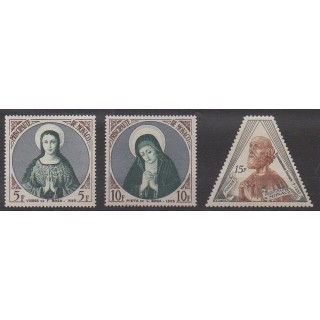 Buy this set of stamps of Monaco of the year 1955 (Nb 437/439).