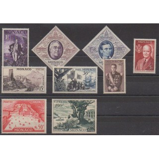 Buy this set of stamps of Monaco of the year 1956 (Nb 444/452).