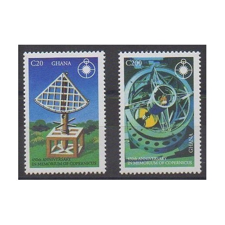 Ghana - 1993 - Nb 1503/1504 - Astronomy