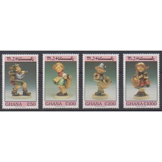 Buy this set of stamps of Ghana of the year 1994 (Nb 1564/1567).