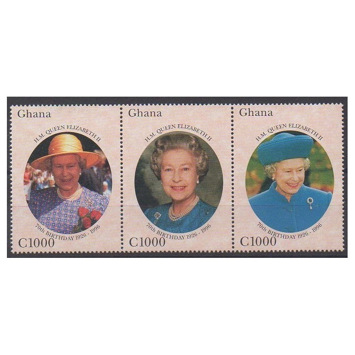 Acheter cette série de timbres du Ghana de l'année 1996 (No 1918/1920).