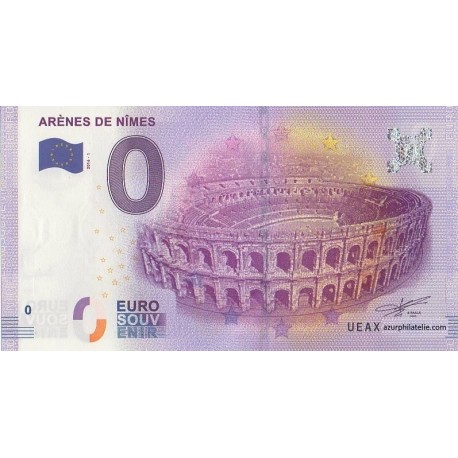 Euro banknote memory - 30 - Arènes de Nîmes - 2016-1