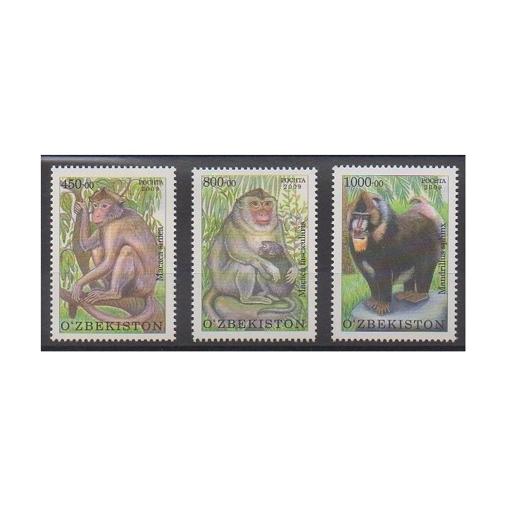 Acheter cette série de timbres d'Ouzbékistan de l'année 2010 (No 749/751).