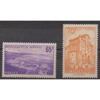 Acheter cette série de timbres de Monaco de l'année 1957 (No 487/488).