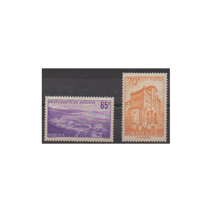 Buy this set of stamps of Monaco of the year 1957 (Nb 487/488).