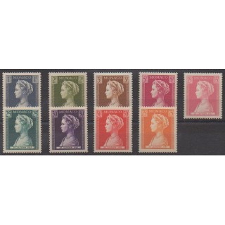 Buy this set of stamps of Monaco of the year 1957 (Nb 478/486).