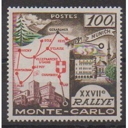 Monaco - 1958 - No 491 - Voitures
