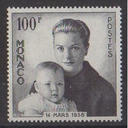 Monaco - 1958 - No 489 - Royauté - Principauté