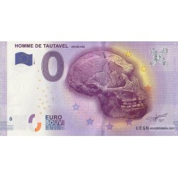 Euro banknote memory - 66 - Homme de Tautavel - 2016-1